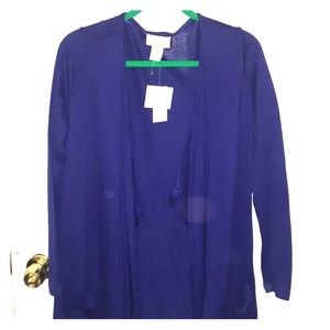 Bnwt blue cardigan